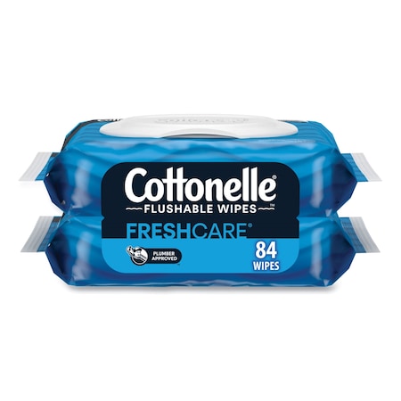 Cottonelle Fresh Care Flushable Cleansing Cloths, White, 3.73 x 5.5, 84/Pack, PK8 KCC 35970CT
